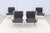 Bauhaus Ludwig Mies Van Der Rohe Brno Flat Bar Chairs in Gray Wool by Gordon - Set of 4 For Sale - Image 3 of 18