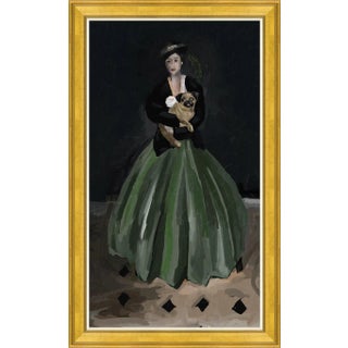 Kate Canvas - Hand Embellished Framed Art by Dana Gibson For Sale