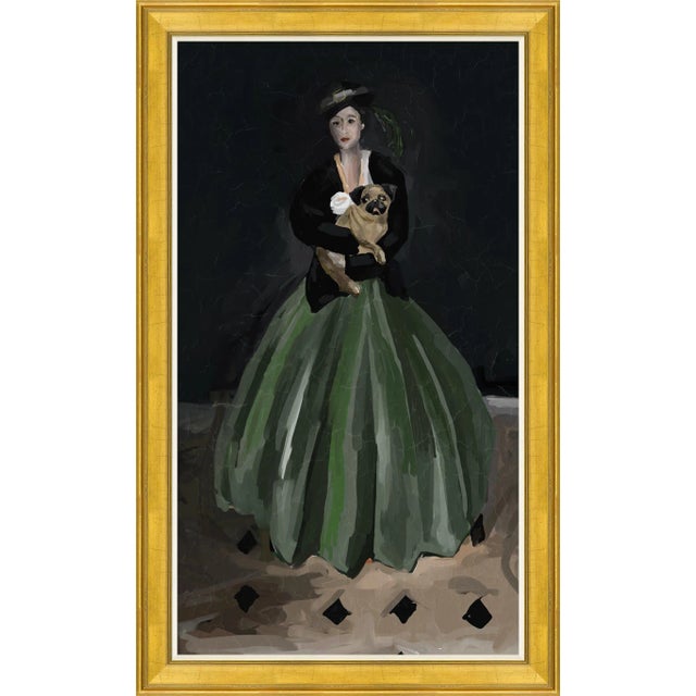 Kate Canvas - Hand Embellished Framed Art by Dana Gibson For Sale