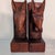 1990s Vintage MCM Hand Carved Wood Horse Head Bookends-Pair For Sale - Image 5 of 7