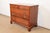 English Henkel Harris Georgian Solid Cherry Wood Five-Drawer Dresser or Chest of Drawers, Circa 1960s For Sale - Image 3 of 15