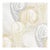 Sample - Schumacher X Paul Poiret PlumesWallpaper in Grisaille For Sale