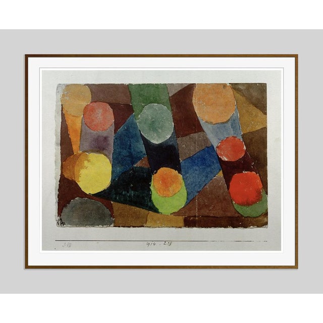 Colour Circles Connected By Colour Bands P. Klee, Abstract, Farbige Kreise durch Farbbänder Verbunden , 1914 Klee, Paul....