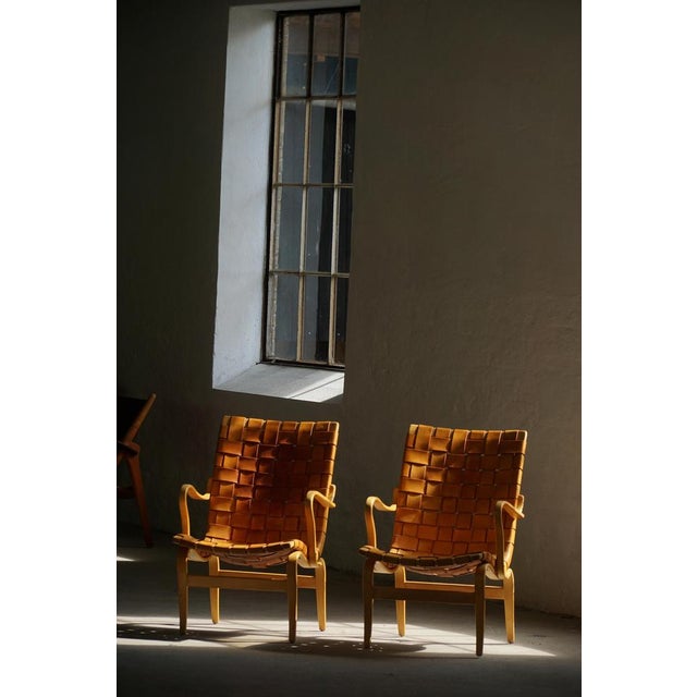 Mid-Century Modern Swedish Model Eva Chairs by Bruno Mathsson, 1960s, Set of 2 For Sale - Image 13 of 18