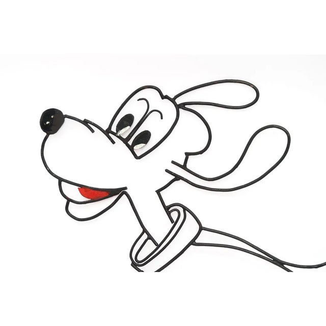 1960s Disney Pluto Wall Decoration in Iron, Vienna, 1960s For Sale - Image 5 of 6