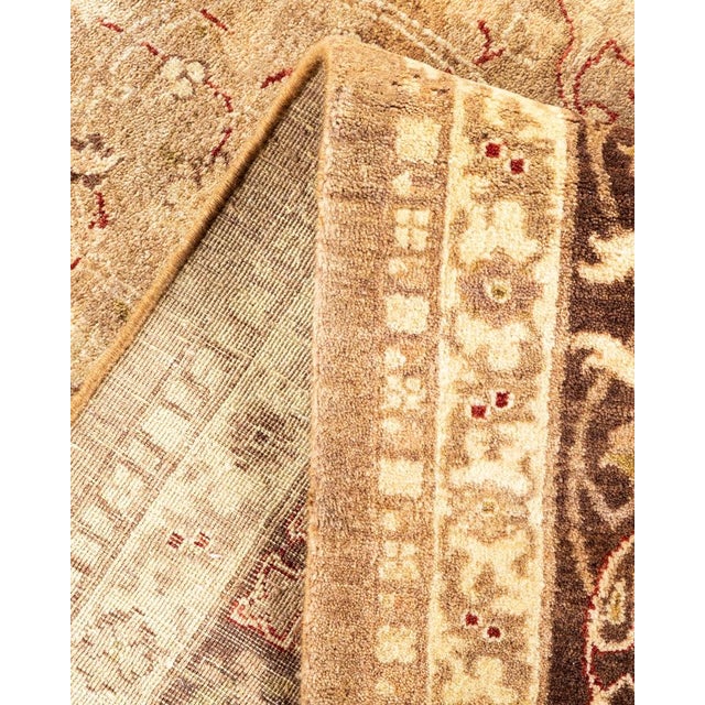 Mogul, One-of-a-Kind Hand-Knotted Area Rug in Brown, 6' 0" x 8' 7" For Sale In New York - Image 6 of 8