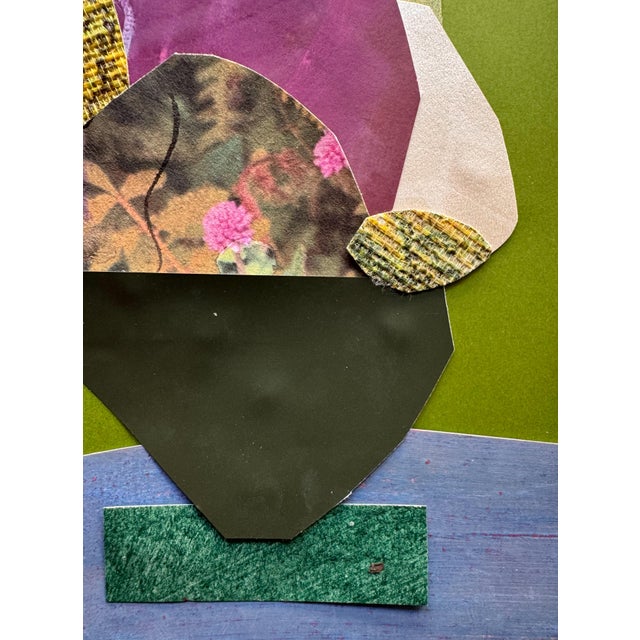 2020s "Pop Music 14" Original Mixed-Media Collage on Paper by Zac Woodiel For Sale - Image 5 of 9