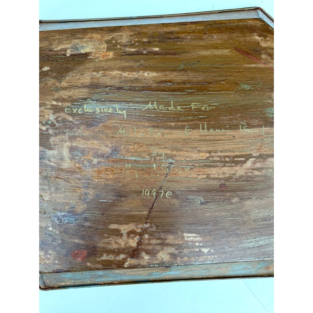 Decoupage Jack Russell Terrier Dog Tray by Holly Lueders for Henri Bendel 1997 For Sale - Image 16 of 16
