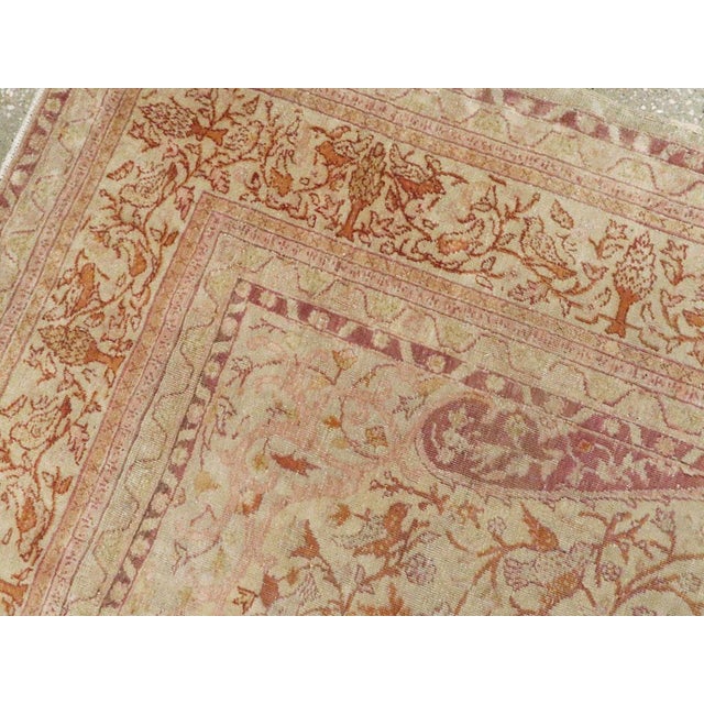 Galerie Shabab Collection Early 20th Century Handmade Turkish Sivas Accent Rug For Sale - Image 4 of 6