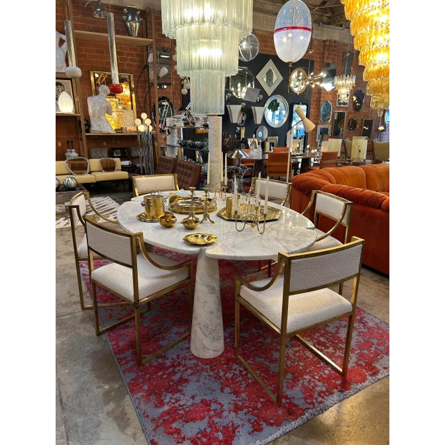 1970s Italian Brass Candelabras - a Pair For Sale - Image 4 of 4