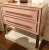 Currey & Company Aimee Pink Glass Dresser Commode For Sale - Image 4 of 6