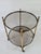 French Bar Table in Brass with Mirror-Finished Glass, 1960s For Sale - Image 9 of 13