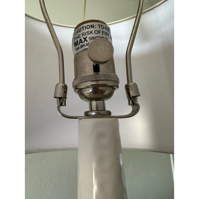 White Jonathan Adler Ceramic Giraffe Lamp For Sale - Image 8 of 11