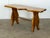Wood Sculptural Live-Edge Bench in Walnut, 1990s For Sale - Image 7 of 7