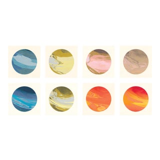 Planetary Series, Small, Unframed Artwork - Set Of 8 For Sale