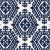 Contemporary Schumacher Omar Embroidery Fabric in Navy For Sale - Image 3 of 3
