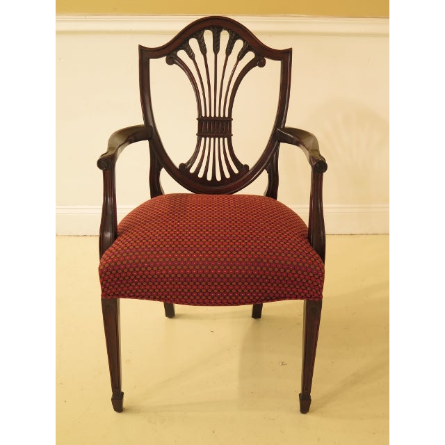 Stickley Shield Back Mahogany Dining Room Chairs - Set of ...