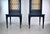 Mid 20th Century Louis XVI French Ebonized Bookcase Vitrine Cabinets, Baker Furniture, 1960's For Sale - Image 5 of 16