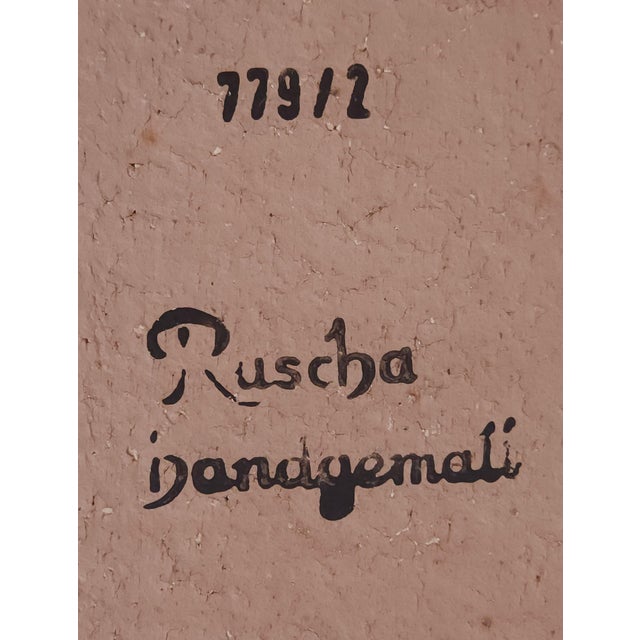 Mid-Century Art Pottery Wall Tile from Ruscha, Germany, 1970s For Sale - Image 6 of 7