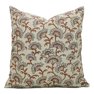 Fabdivine Handcrafted Block Print Cushion Cover 14x36 Inch Cotton Satin-Rajniganda For Sale