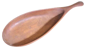 Danish School Wooden Cheese Tray from Anri Form, 1960s