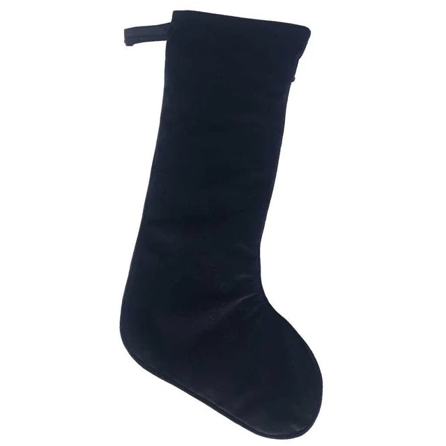 Contemporary Custom Made Velvet "Kiss Kiss" Red Lips Stocking, Original For Sale - Image 3 of 3