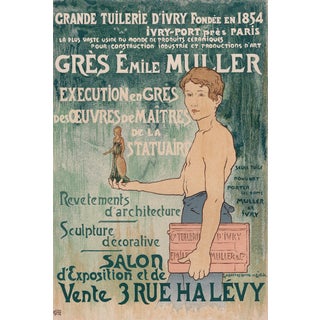 Alexandre Charpentier, Grès Émile Muller from Les Maîtres de L'Affiche, 1898 For Sale