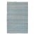 Light Blue Solid Handwoven Premium Natural Jute Yarn Flatweave Rug 10x14 Ft. For Sale