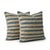 Mid-Century Modern Heritage Wool Rug Pillow Cover 20'' X 20'' - Set of Two For Sale - Image 3 of 4