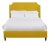Reagan Queen Bedframe, Golden Velvet For Sale