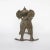 Metal Antique Bronze Elephant Toy Figurine From India For Sale - Image 7 of 8