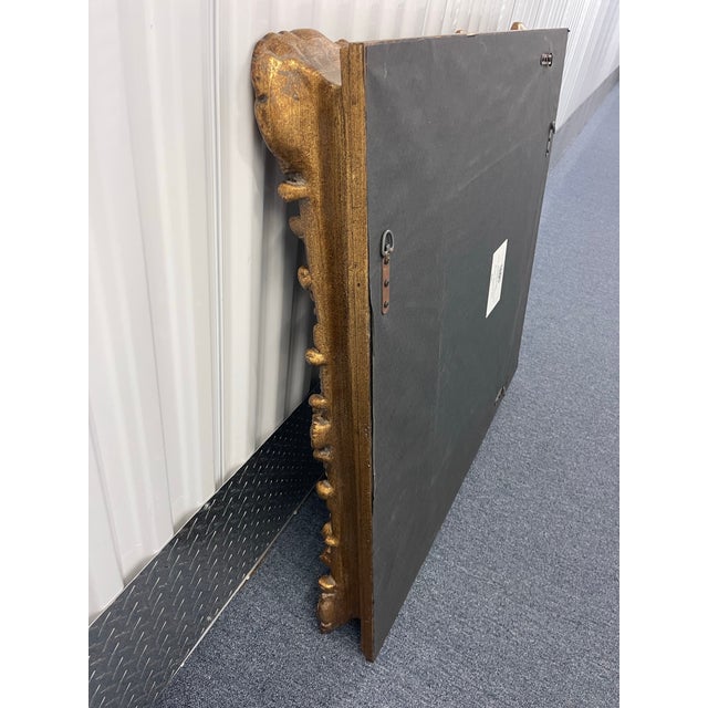 1990s John-Richard Ornate Giltwood Baroque Style Wall Mirror For Sale - Image 9 of 11