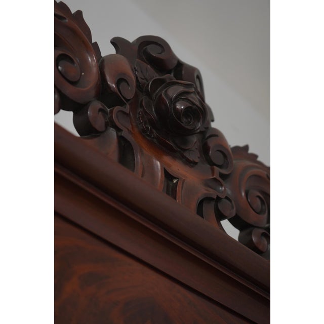 Antique Victorian Monumental Cheval Dressing Mirror For Sale - Image 10 of 13