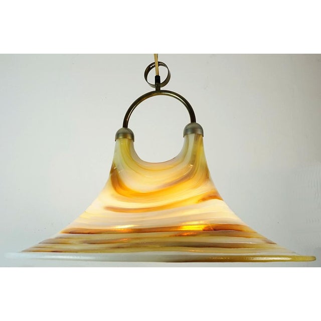 Large Vintage Space Age Pendant Lamp in Acrylic and Metal from Cosack Leuchten, 1970s For Sale - Image 4 of 16
