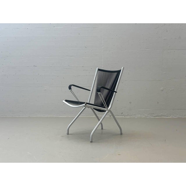 Mid-Century Modern Folding Lounge Chair by André Monpoix, France, 1950s For Sale - Image 3 of 16