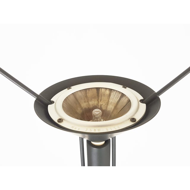 Black Ivory & Black Metal Polifemo Floor Lamp by Carlo Forcolini for Artemide, 1980s For Sale - Image 8 of 16