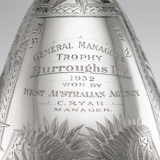 19th Century Victorian Style Silver Wine Jug, 1879 For Sale - Image 10 of 18