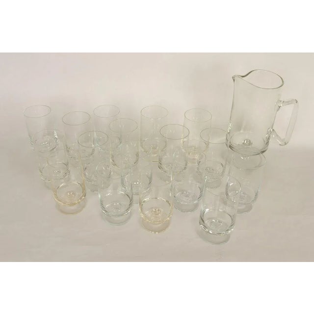 Mid-Century Modern Vintage Danish Stub Glasses by Grethe Meyer & Ibi Trier Mørch for Kastrup Glasværk, 1950s, Set of 18 For Sale - Image 3 of 18