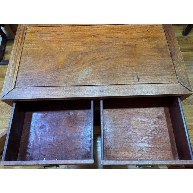 Vintage Chinese Solid Mahogany Ming Style Accent Cabinet For Sale - Image 11 of 12