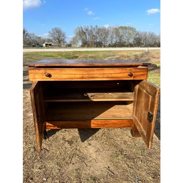 18th Century 18th Century French Country Empire Solid Walnut Sideboard / Credenzas For Sale - Image 5 of 13