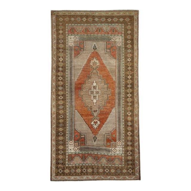 Turkish Vintage Rug 3'6" x 6'8" #16090 For Sale