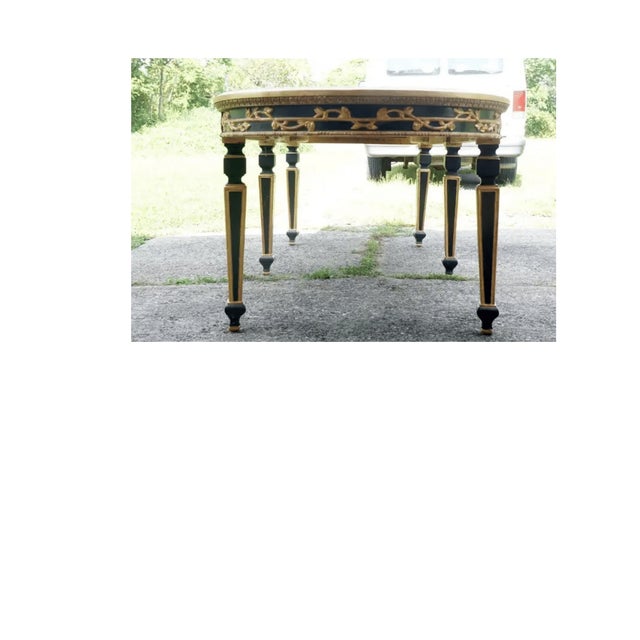 Overview: Museum-quality craftsmanship, original gilding, and a custom-engraved mirrored top. An extraordinary Italian...