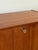 Wood Danish Teak Secretary Desk Dresser Mid Century Modern Drop Front Cabinet 1960s For Sale - Image 7 of 10
