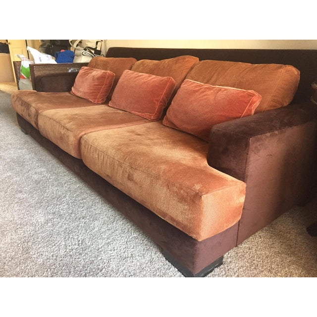 Nathan Anthony Velvet Sofa Chairish