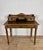 English Oak Writing Desk with Raised Gallery and Drawers, 1930s For Sale - Image 4 of 17