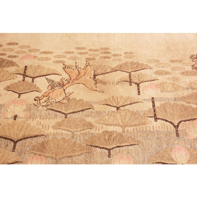 Textile Nazmiyal Collection Antique East Turkestan Khotan Rug For Sale - Image 7 of 11