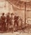 French Early 1900's Antique French City Scene Drawing on Paper in Sepia Crayon, Signed by French Artist Maurice De Lambert With Mat For Sale - Image 3 of 5