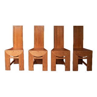 Dining Chairs by Artesanos Don Bosco, Set of 4 For Sale