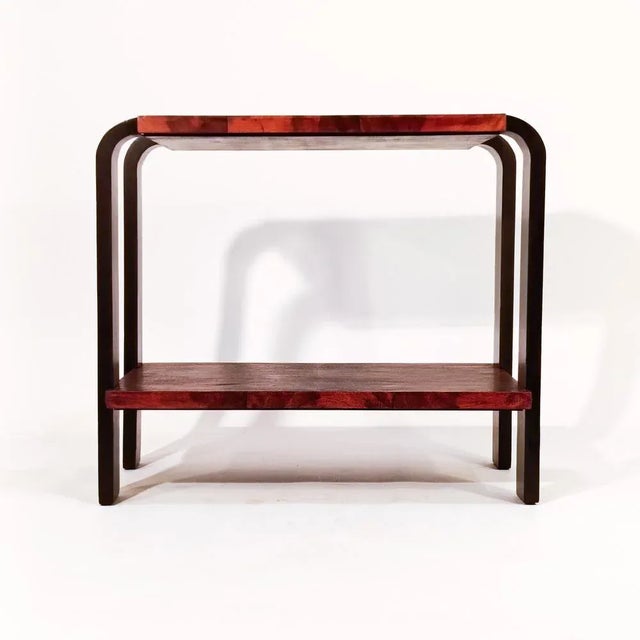 Art Deco Italian Sculptural Side Table in the style of Osvaldo Borsani, 1930s For Sale - Image 6 of 14