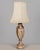 A Louis XVI style table lamp with marble urn-shaped body and ormolu mounts. Beautiful grey, mauve and burgundy veined...